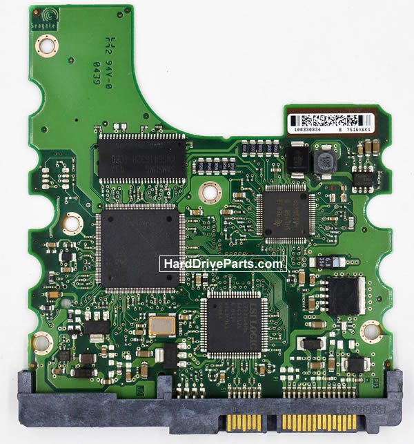 Seagate ST380013AS Hard Drive PCB 100306336 - Click Image to Close