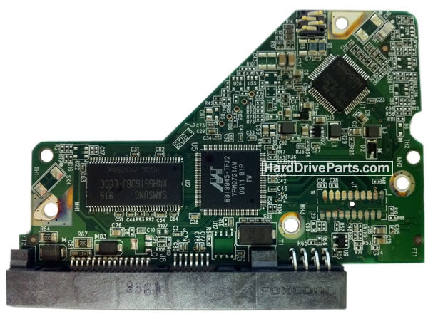 Western Digital PCB Board 2060-701640-000 REV P1 - Click Image to Close