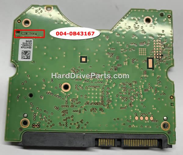 004-0B43167 WD PCB Board