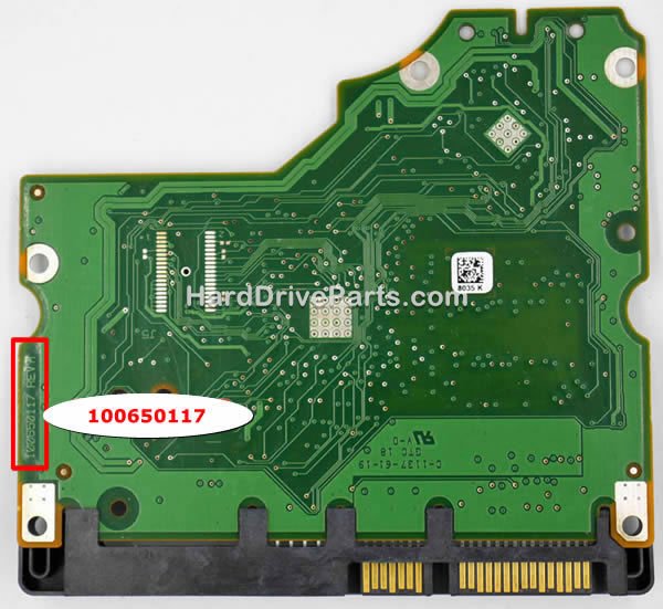 100650117 Seagate PCB Board