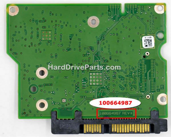 100664987 Seagate PCB Board