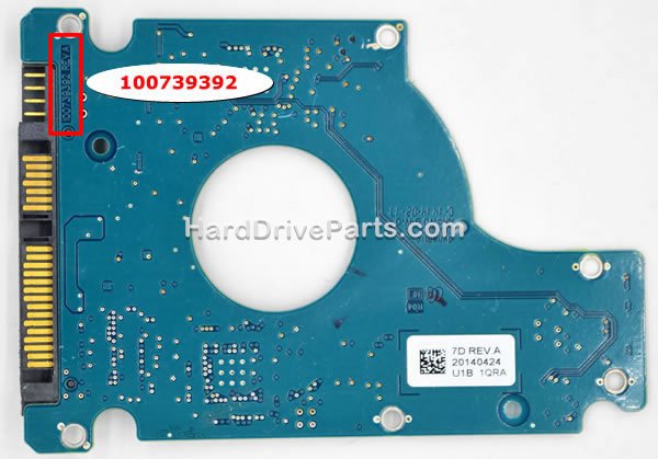 100739392 Seagate PCB Board