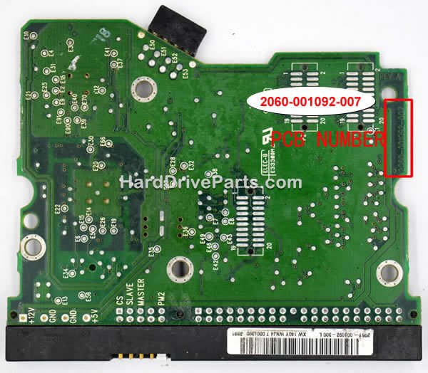 2060-001092-007 WD PCB Board