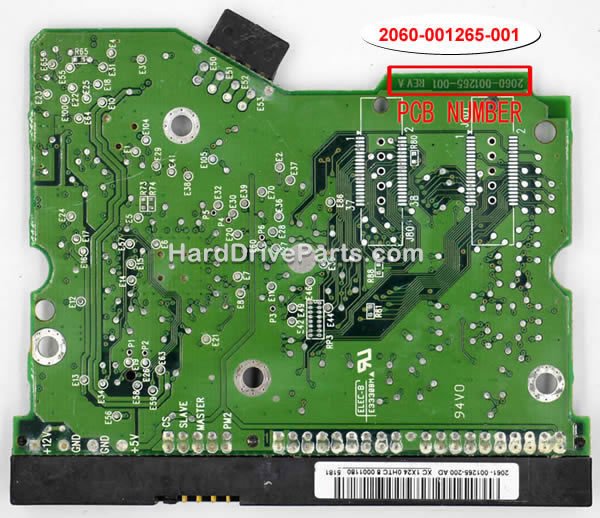 2060-001265-001 WD PCB Board