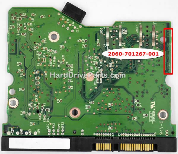 2060-701267-001 WD PCB Board