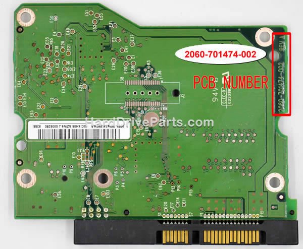 2060-701474-002 WD PCB Board