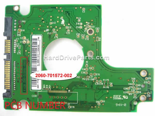 2060-701572-002 WD PCB Board