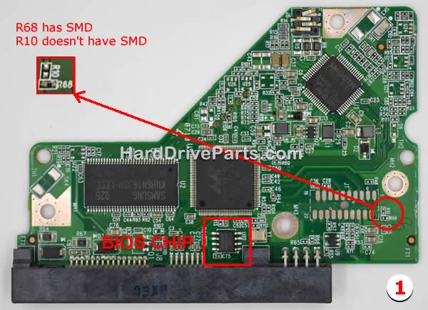 2060-701640-002 WD PCB Board Firmware Transfer