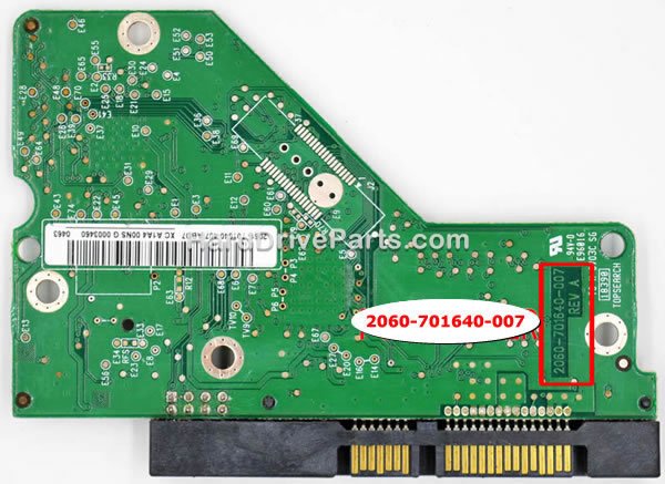 2060-701640-007 WD PCB Board