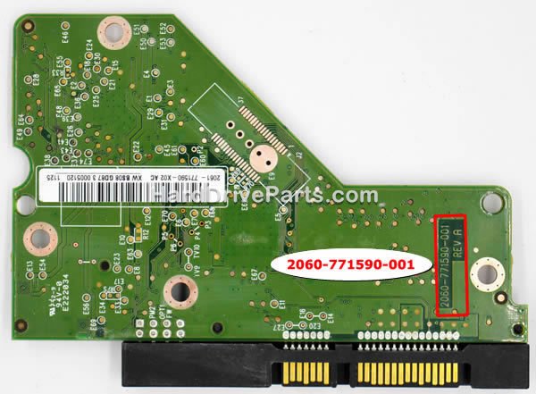 2060-771590-001 WD PCB Board