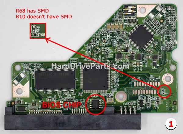 2060-771640-003 WD PCB Board Firmware Transfer