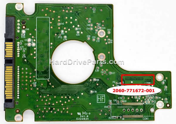 2060-771672-001 WD PCB Board