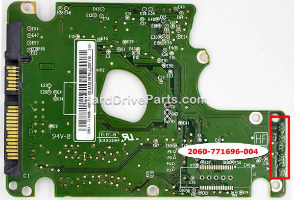 2060-771696-004 WD PCB Board
