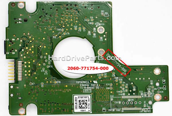 2060-771754-000 WD PCB Board