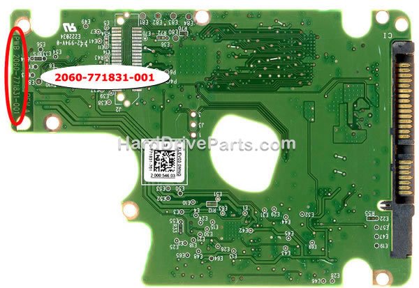 2060-771831-001 WD PCB Board