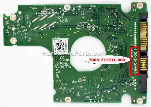 2060-771931-000 WD PCB Board