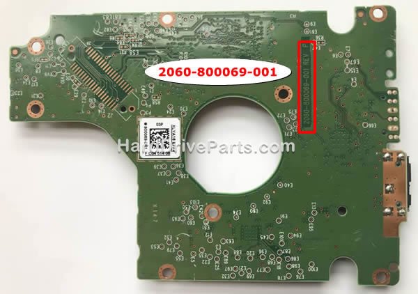 2060-800069-001 WD PCB Board