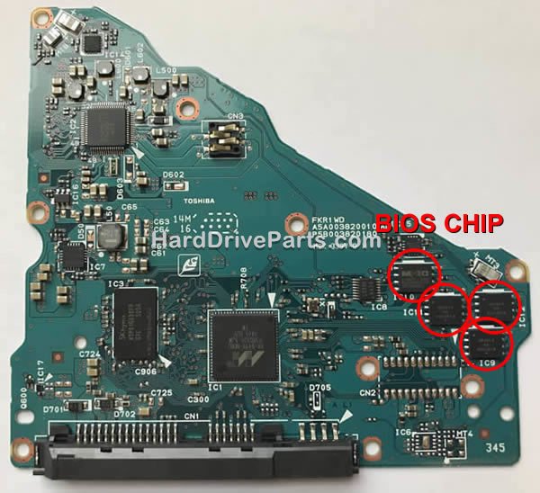 G3820A Toshiba PCB Board Firmware Transfer