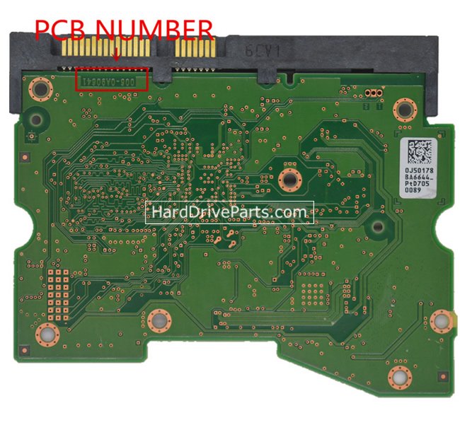 (image for) WD HDN726040ALE614 Hard Drive PCB 006-0A90641