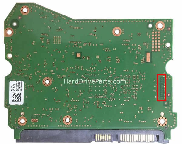 Western Digital WD80EZAZ PCB Board 006-0A90701