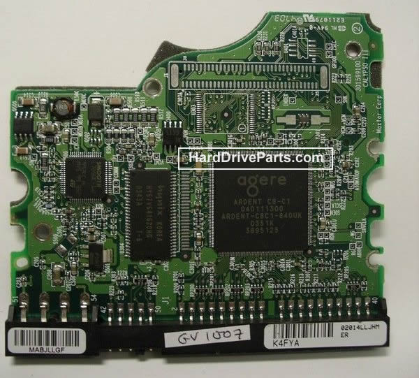 (image for) Maxtor 6Y120L0 PCB Board 040111300 - Click Image to Close