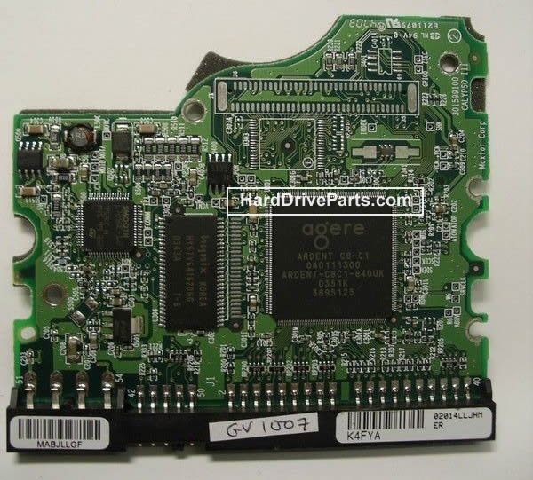 (image for) Maxtor 6Y160M0 PCB Board 040111300 - Click Image to Close