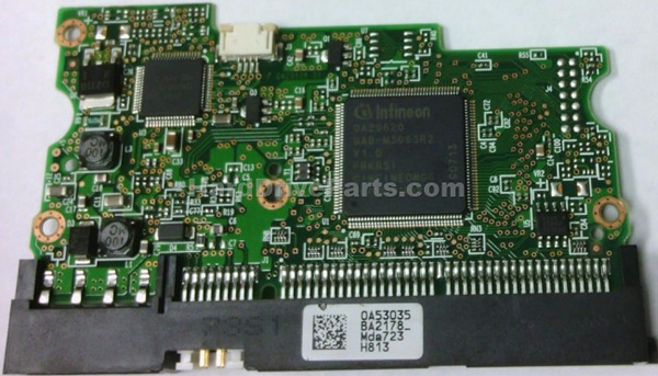 Hitachi HDT725040VLAT80 PCB Board 0A29620