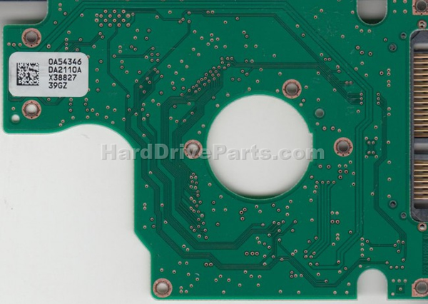 Hitachi HTS543216L9SA00 PCB Board 0A54346 - Click Image to Close