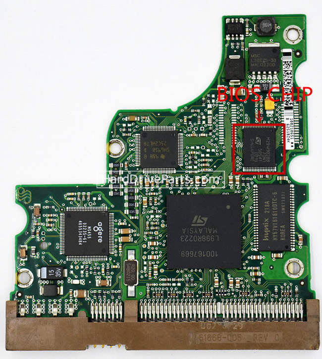 (image for) Seagate HDD PCB 100151017