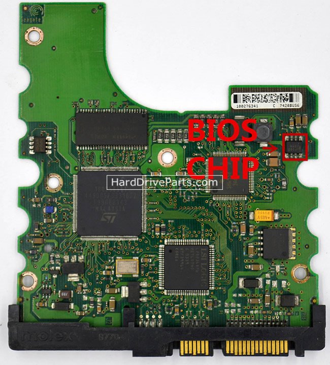 (image for) Seagate ST3120026AS Hard Drive PCB 100276340