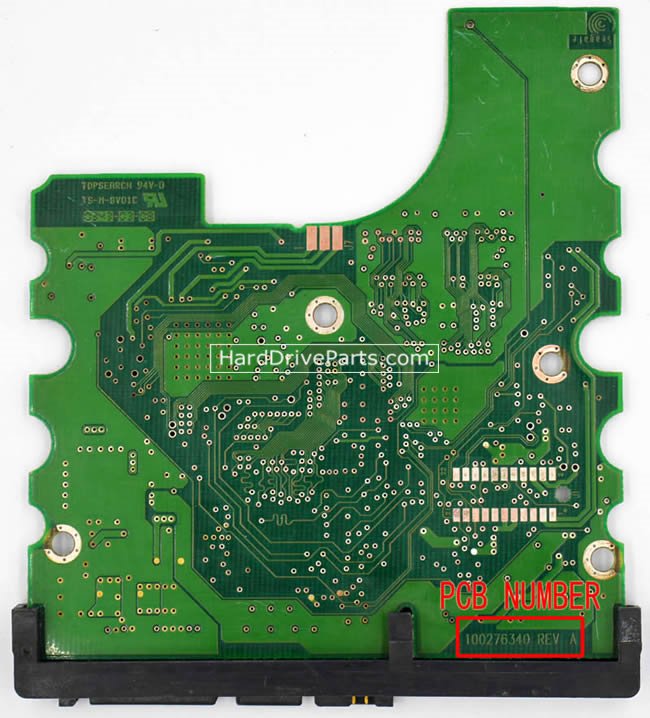 (image for) Seagate ST3120026AS Hard Drive PCB 100276340