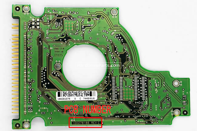 (image for) Seagate HDD PCB 100278186