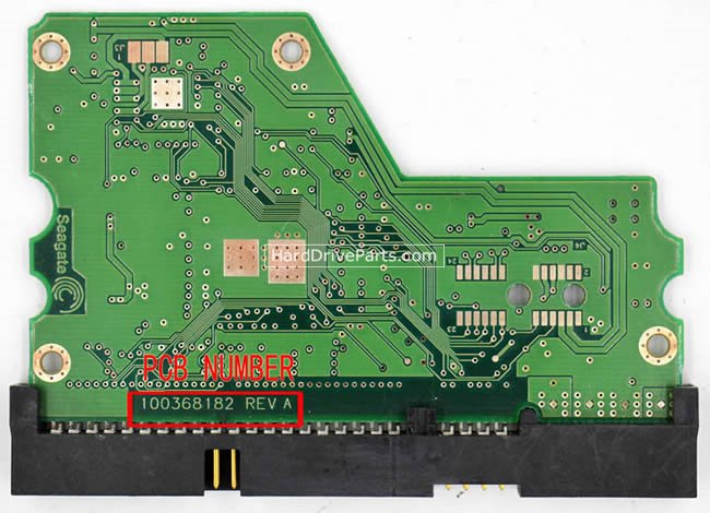 (image for) Seagate PCB Board 100368182 REV A