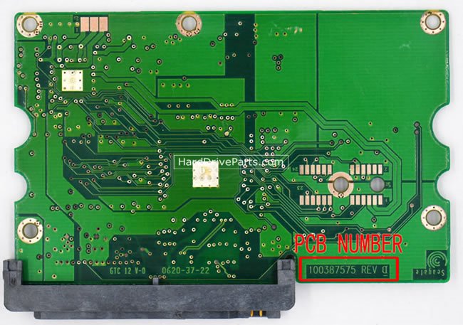 (image for) Seagate ST3400833AS PCB Board 100387575