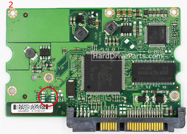 (image for) Seagate ST3400833AS PCB Board 100387575