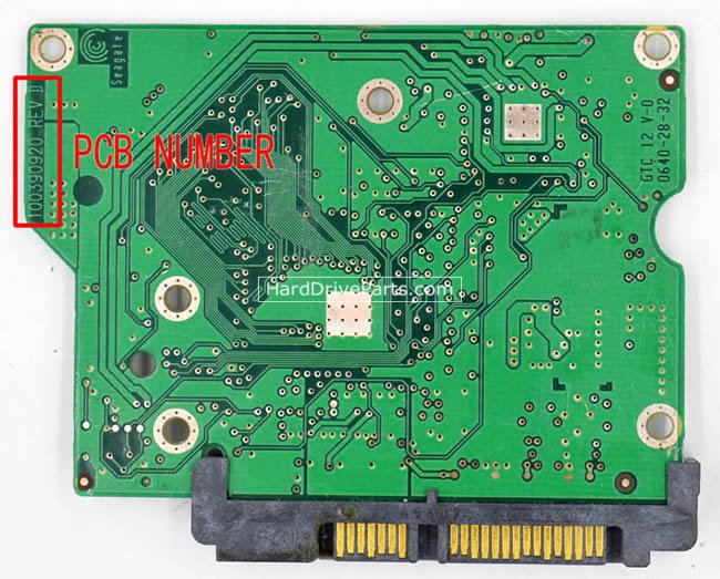 (image for) Seagate HDD PCB 100390920