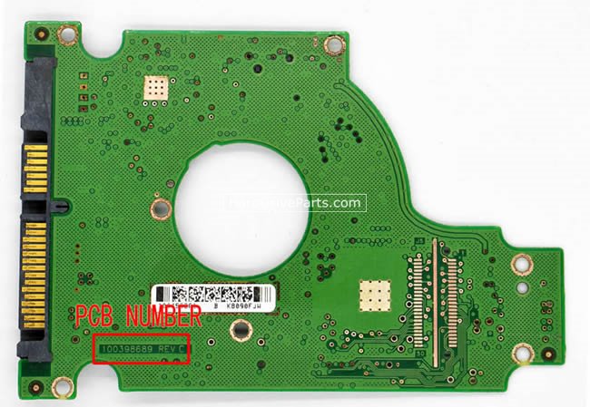 (image for) Seagate HDD PCB 100398689
