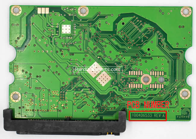 (image for) Seagate ST3500630SV PCB Board 100406533