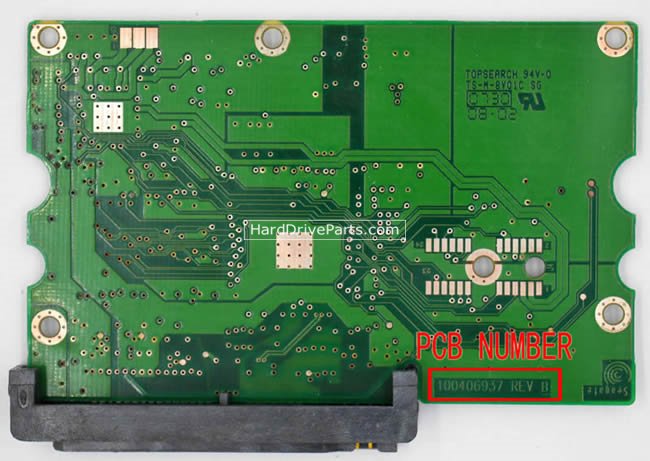 (image for) Seagate PCB Board 100406937 REV B