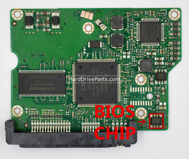 (image for) Seagate PCB Board 100504364 REV B