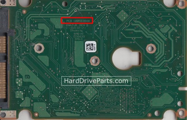 Seagate PCB Board 100583844 - Click Image to Close