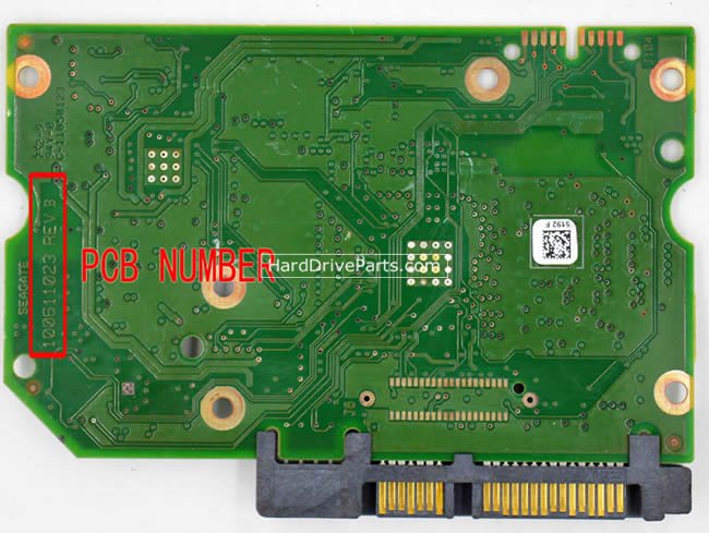 (image for) Seagate PCB Board 100611023 REV B