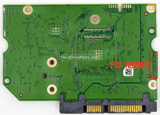 (image for) Seagate HDD PCB 100617476