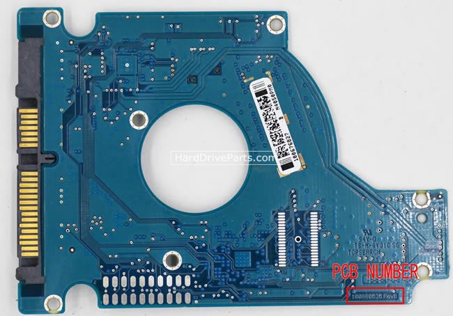 (image for) Seagate ST9250315AS Hard Drive PCB 100660535
