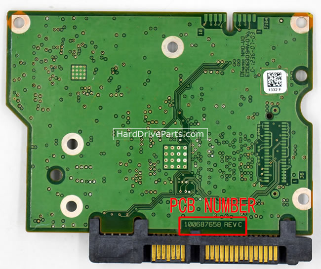 (image for) Seagate ST2000VN000 PCB Board 100687658
