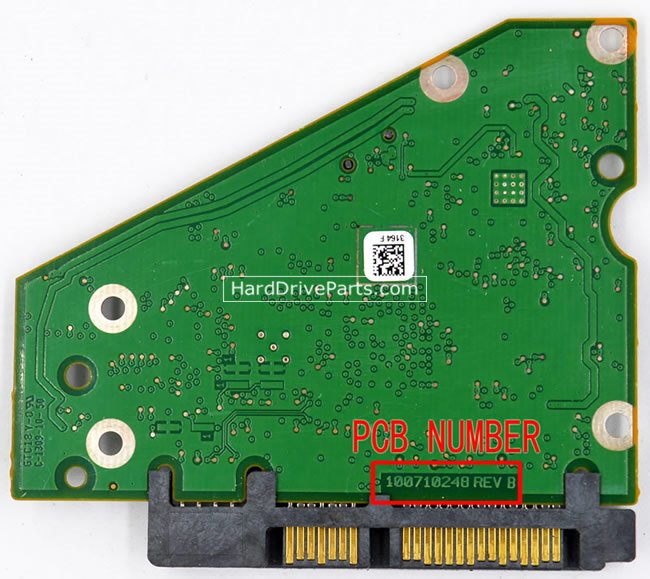 (image for) Seagate PCB Board 100710248 REV B