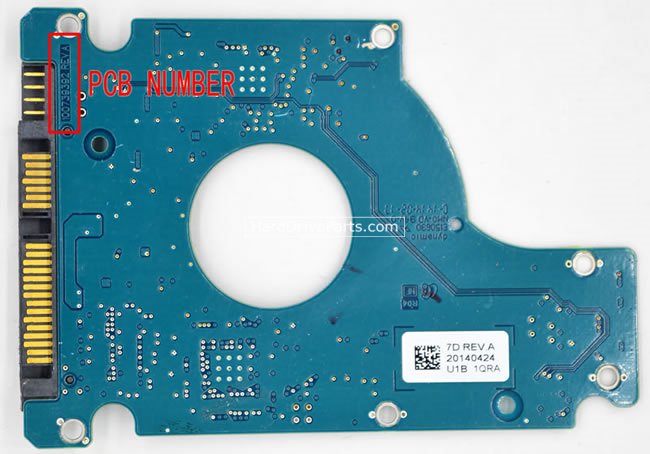 (image for) Seagate ST2000LM003 Hard Drive PCB 100739392