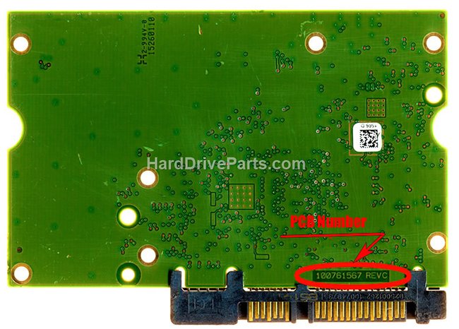(image for) Seagate ST4000NM0004 PCB Board 100743762