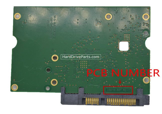 (image for) Seagate ST4000DX002 PCB Board 100761567