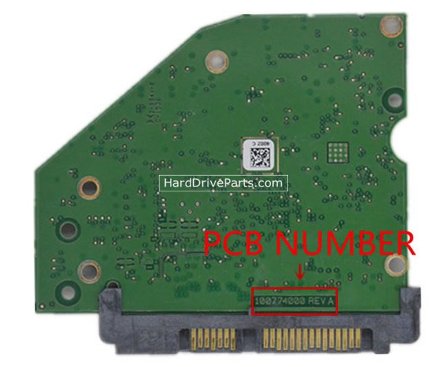 (image for) Seagate ST1000DM010 PCB Board 100774000